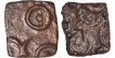 Copper Coin of Satkarni I of Satavahana Dynasty.