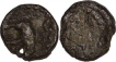 Potin Coins of Damasena of Western Kshatrapas.