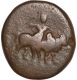 Copper Coin of Vima Kadphises  of Kushan Dynasty .