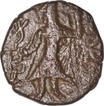 Copper One Fourth Coin of Kanishka of Kushan Dynasty.