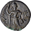 Copper Coin of Kanishka I of Kushan Dynasty.