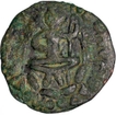 Copper Coin of Huvishka of Kushana Dynasty.