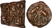 Cast Copper Kakani Coins of Sunga Kingdom.