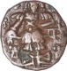 Copper Drachma Coin  of Toramana II of Kidarites of Kashmir.