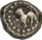 Silver Drachma Coin of Jaitra Simha of Chauhans of Ranthambhore.