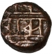 Copper Coin of Achyutadevaraya of Tuluva Dynasty of Vijayanagar Empire.