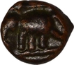 Copper Fractional Coin of Achyutadevaraya  of Tuluva Dynasty of Vijayanagar Empire.