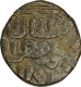 Billon Three Gani Coin of Muizz ud din Kaiqubad of Turks Dynasty of Delhi Sultanate.