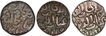 Set of Three Billon and Copper Gani Coin of Ghiyath ud din Tughluq of Delhi Sultanate.