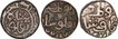 Set of Three Billon and Copper Gani Coin of Ghiyath ud din Tughluq of Delhi Sultanate.