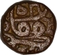 Copper Fulus Coin of Shams ud din Muzaffar III of Gujurat Sultanate.