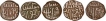 Copper Falus Coin  of Hisam ud din Hushang Shah of Malwa Sultanate.