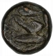 Copper Quarter Dam Coin of Akbar of Burhanpur Mint of Azar Month.