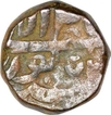 Copper Dam Coin  of Akbar of Chainpur mint of Shahreswar month.