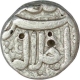 Silver Half Rupee Coin of Akbar of Ahamadabad Mint.