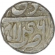 Silver Half Rupee Coin of Akbar of Lahore mint of Di month.