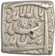 Silver Square Rupee Coin  of Akbar of Patna Mint