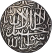 Silver One Rupee Coin of Akbar of Kalima Type.