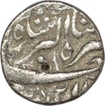 Silver Rupee Coin of Jahangir of Month Isfandarmuz of Delhi Mint.