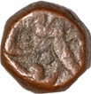 Copper One Eighth Dam Coin  of Shah Jahan of Narnol Mint.