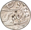 Silver Half Rupee Coin of Aurangzeb Alamgir of Surat Mint.