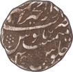 Silver  One Rupee Coin  of Aurangzeb of Ajmer Dar ul Khair Mint.