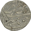 Silver One  Rupee Coin of Aurangzeb Alamgir of Burhanpur Mint.