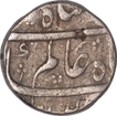 Silver One Rupee Coin of Shah Alam Bahadur of Jahangir nagar mint.