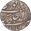 Silver One Rupee Coin of Shah Alam Bahadur of Jahangir nagar mint.