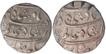 Silver One  Rupee Coin of Shah Alam Bahadur of Surat Mint.