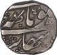 Silver One Rupee Coin of Gulab Singh of Srinagar Mint of Kashmir State.