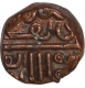 Rare Copper Trambiyo Coin of Desalji I of Kutch State.