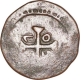 Copper Quarter Tanga Coin of Joseph I of Diu Issue of Portuguese India.