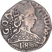 Silver Pardao Coin of Maria I  Goa of India Portuguese.