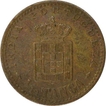 Bronze one Twelfth Tanga  Coin of Carlos I of portuguese Administration.