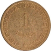 Bronze Tanga Coin of Portuguese Administration.