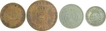 Copper and Nickle Tanka and Escudos Coin Of Carlos I of India Portuguese.