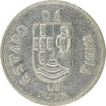 Silver Half Rupia Coin  of Portuguese Administration.