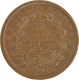 Copper One Twelfth Anna Coin  of East India Company of Madras Mint of 1835.