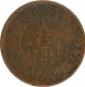 Copper One Twelfth Anna Coin of Victoria Queen of Calcutta Mint of 1875.