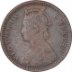 Copper One Twelfth Anna Coin of Victoria Empress of Calcutta Mint of 1897.