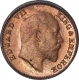 Bronze One Twelfth Anna Coin of King Edward VII of Calcutta Mint of 1907.