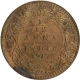 Bronze One Twelfth Anna Coin of King George V of Calcutta Mint of 1917.