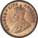 Bronze One Twelfth Anna Coin of King George V of Bombay Mint of 1923.