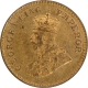 Bronze One Twelfth Anna Coin of King George V Bombay Mint of 1924.