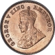 Bronze One Twelfth Anna Coin of King George V of Bombay Mint of 1928.