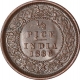 Copper Half Pice  Coin of Victoria Empress of Calcutta Mint of 1886.