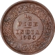 Copper Half Pice Coin  of Victoria Empress of Calcutta Mint of 1900.