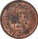 Copper Half Pice Coin  of King Edward VII of  Calcutta Mint of 1903.