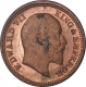 Copper Half Pice Coin  of King Edward VII of  Calcutta Mint of 1903.